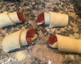 Foto del paso 4 de la receta: Bagels rellenos de mermelada de frutillas