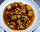 รูปขั้นตอนการทำที่ 6 ของ เต้าหู้ปลาทรงเครื่องไก่สับ
