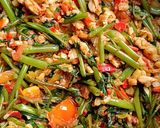 Foto langkah ke 3 dari resep Tumis sambal tempe kangkung.