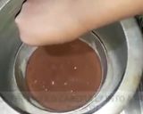 A picture of step 3 of Eggless chocolate cake without oven.