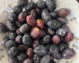 A picture of step 3 of Salted Olives and Pickled Purple Daikon Radish.