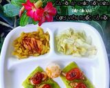 Hình bước làm 3 của món Sandwich eatclean baby