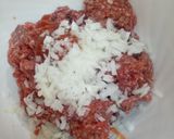 A picture of step 1 of American burger.