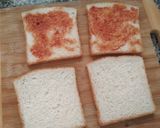 A picture of step 3 of Moong sprout grilled sandwitch.