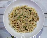 A picture of step 6 of Mushroom Stroganoff.