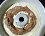 Foto langkah ke 6 dari resep Bolu Jadul/Marmer Cake Ekonomis 2 telur.