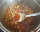 A picture of step 5 of Potato Mushroom Curry.