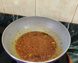 A picture of step 8 of Palak Paneer (no onion, no garlic)..