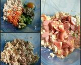 Foto langkah ke 1 dari resep Pepes Tahu, Sosis, Wortel (MPASI 15 bulan).