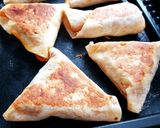 Une image de l'étape 5 de Samoussas de boeuf et porc réalisés avec des wraps 😊.