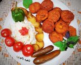 عکس مرحله 6 از دستور فلافل بدون نخود (فلافل دال عدس) 😍 Lentil falafel