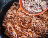 Foto del paso 8 de la receta: Noodles con calabacín y atún en conserva
