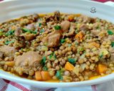 Foto del paso 7 de la receta: Lentejas con mollejas y caldo de pollo y verduras casero