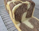 Foto langkah ke 9 dari resep Chocolate Marble Bread (shokupan).