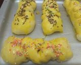 Foto langkah ke 6 dari resep Roti manis isi Pisang Coklat.