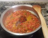 Foto del paso 5 de la receta: Alubias con calamar, gambas y almejas