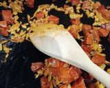 A picture of step 3 of Butternut squash, lentil and chorizo casserole.