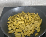 Foto del paso 1 de la receta: Judías verdes plana con tomate frito receta dulce