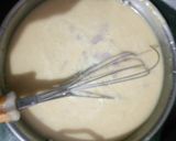 A picture of step 1 of Punjabi kadi pakode.