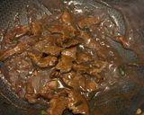 A picture of step 3 of Marinated Beef with Bell Peppers and Cherry Tomatoes.