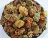 A picture of step 5 of Crispy Veg.