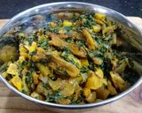 मेथी-सुका बोंबील भाजी (methi sukha bombil recipe in marathi) रेसिपी स्टेप 3 फोटो 