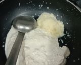 A picture of step 1 of Khus-khus halwa.