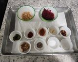 A picture of step 1 of Roasted beet hummus.