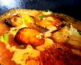 A picture of step 1 of Rui Shorshe(Rohu fish in mustard paste).