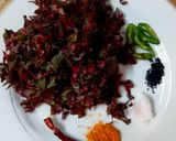 লালশাক ভাজা রেসিপির ধাপ 1 ছবি
