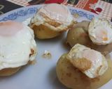 Foto del paso 2 de la receta: Patatas rellenas de jamón y huevo