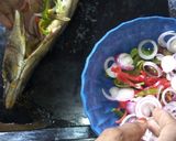 A picture of step 4 of Grilled stuffed fish.