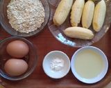 Foto langkah ke 1 dari resep 🍌Banana Oat Cake🥧.