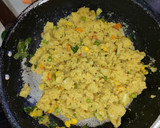 A picture of step 14 of Rava upma.