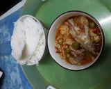 รูปขั้นตอนการทำที่ 3 ของ ขนมจีนแกงขาไก่🐓🥥🌶🍆