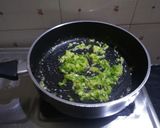 A picture of step 1 of Corn spinach quasadillas.