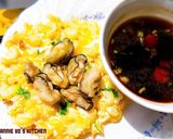 Hình bước làm 5 của món Nui chiên hàu và trứng