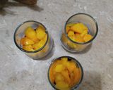 A picture of step 3 of Oreo custard shots.