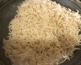A picture of step 1 of Chowmein Maggi.