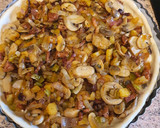 Foto del paso 1 de la receta: Pastel salado con champiñones y alcachofas de lata