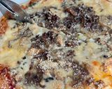 Foto langkah ke 14 dari resep Pizza Meat & Quattro Formaggi (Sourdough Discard).