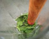 A picture of step 1 of Lemon mint chia seeds chilled.