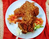 A picture of step 8 of Murgh musallam in microwave.