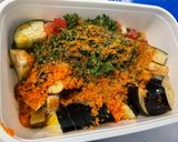 Une image de l'étape 10 de Aubergines, carottes et tomate au four.