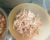 Foto langkah ke 2 dari resep Kecombrong ayam suwir.