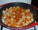 Sertéspörkölt Tajine edényben recept fázis 5 fotója