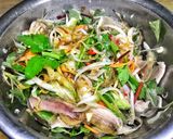 Hình bước làm 8 của món Bê thui bóp thấu