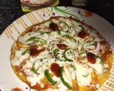 चीज़ वेज आटा पिज़्ज़ा (Cheese Veg aata pizza recipe in Hindi) रेसिपी चरण 5 फोटो