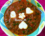 A picture of step 5 of Lababdar-Matar-Paneer.