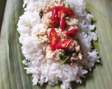Foto langkah ke 4 dari resep Nasi bakar ayam.